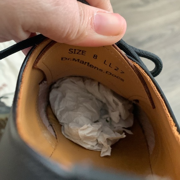 DR. MARTENS 1461 BEX MADE IN ENGLAND TOE CAP BOOTS SIZE 8 - Picture 6 of 6